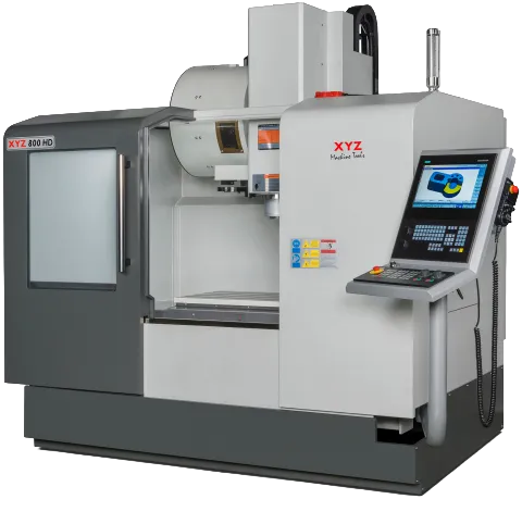 XYZ 800 HD 4 Axis Vertical CNC Mill